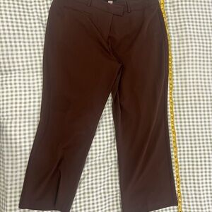 Brown trousers/slacks